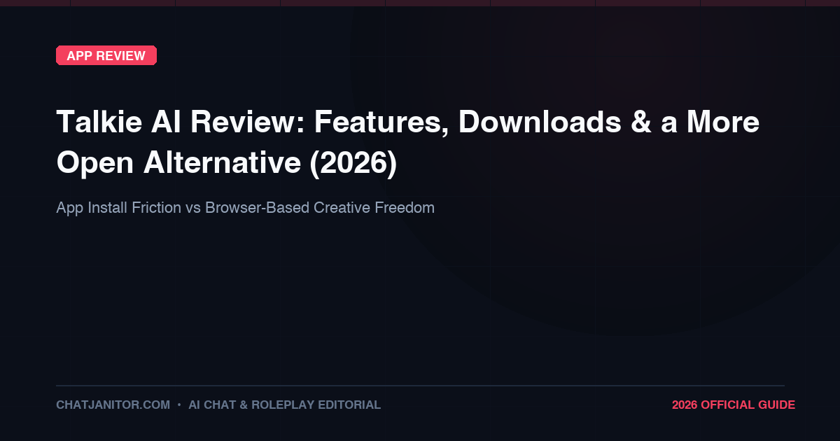 Talkie AI Review: Features, Downloads and a More Open Alternative (2026)