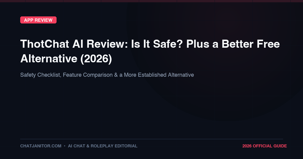 ThotChat AI Review: Is It Safe? Plus a Better Free Alternative (2026)