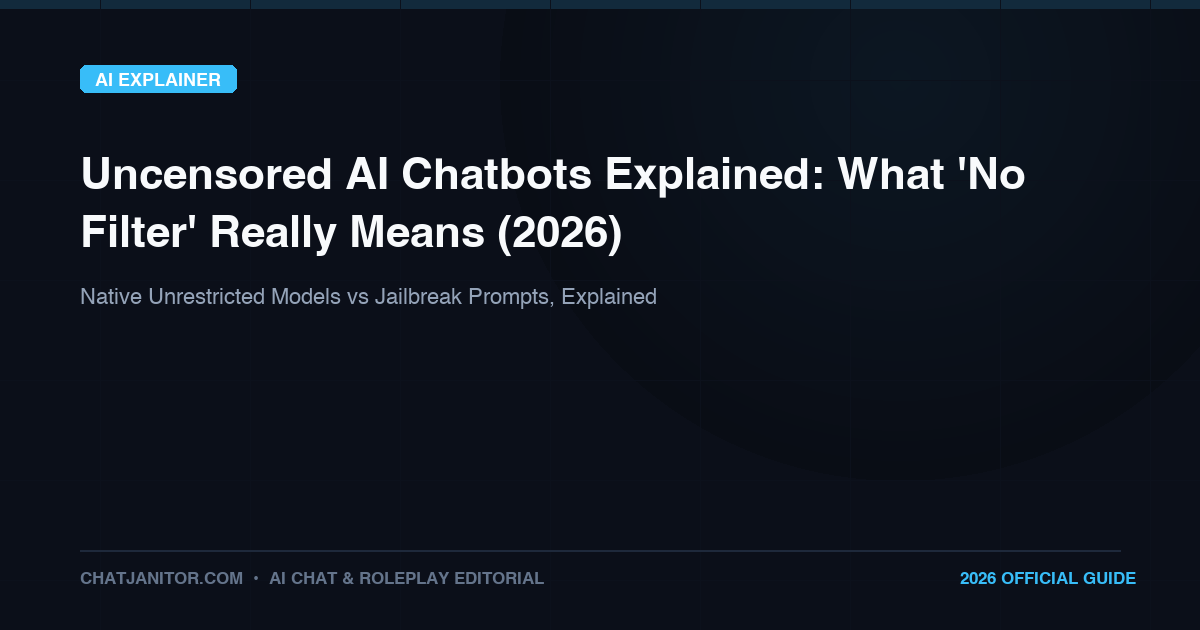 Uncensored AI Chatbots Explained: What ‘No Filter’ Really Means (2026)